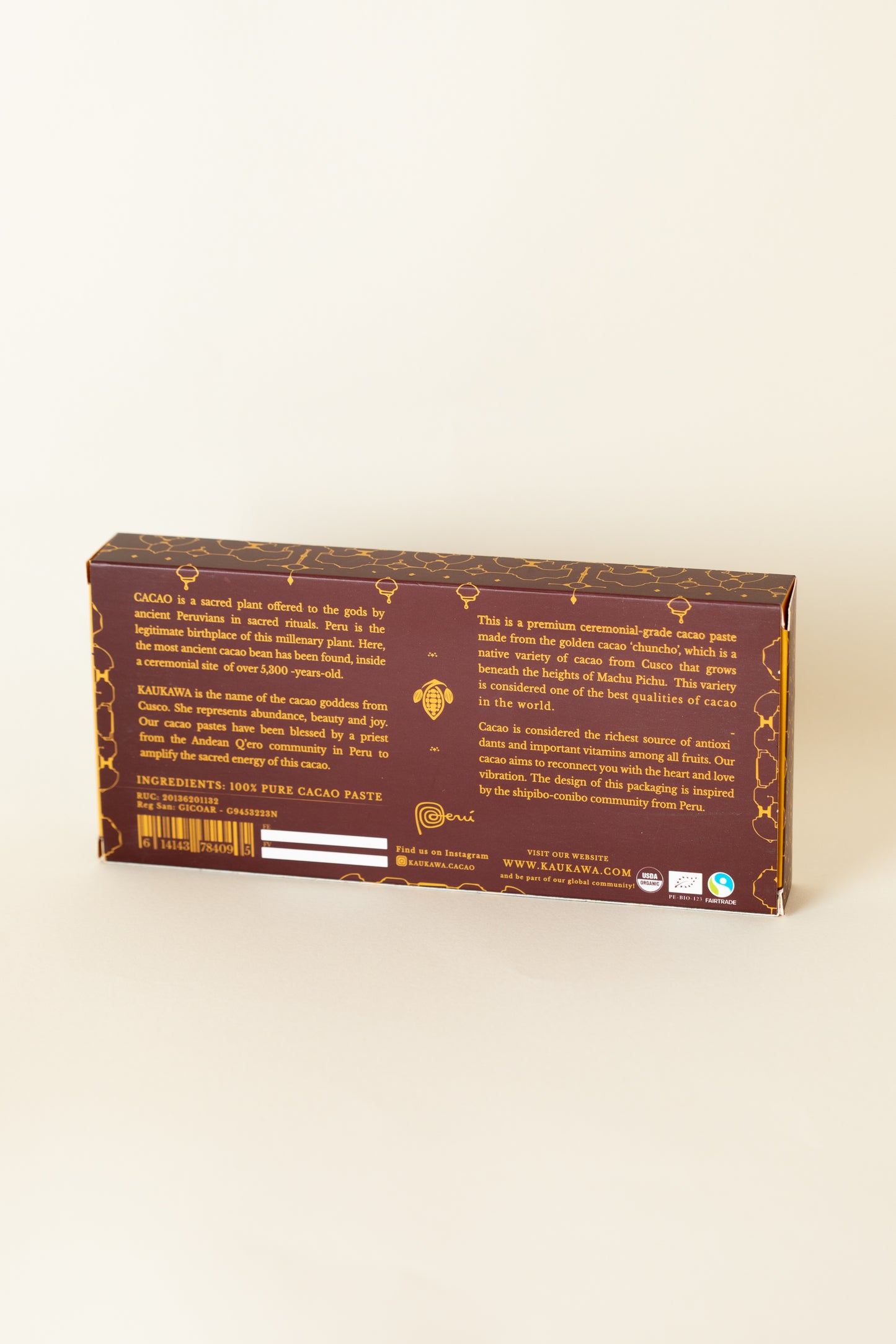 Ceremonial Cacao Bar (250 gr)
