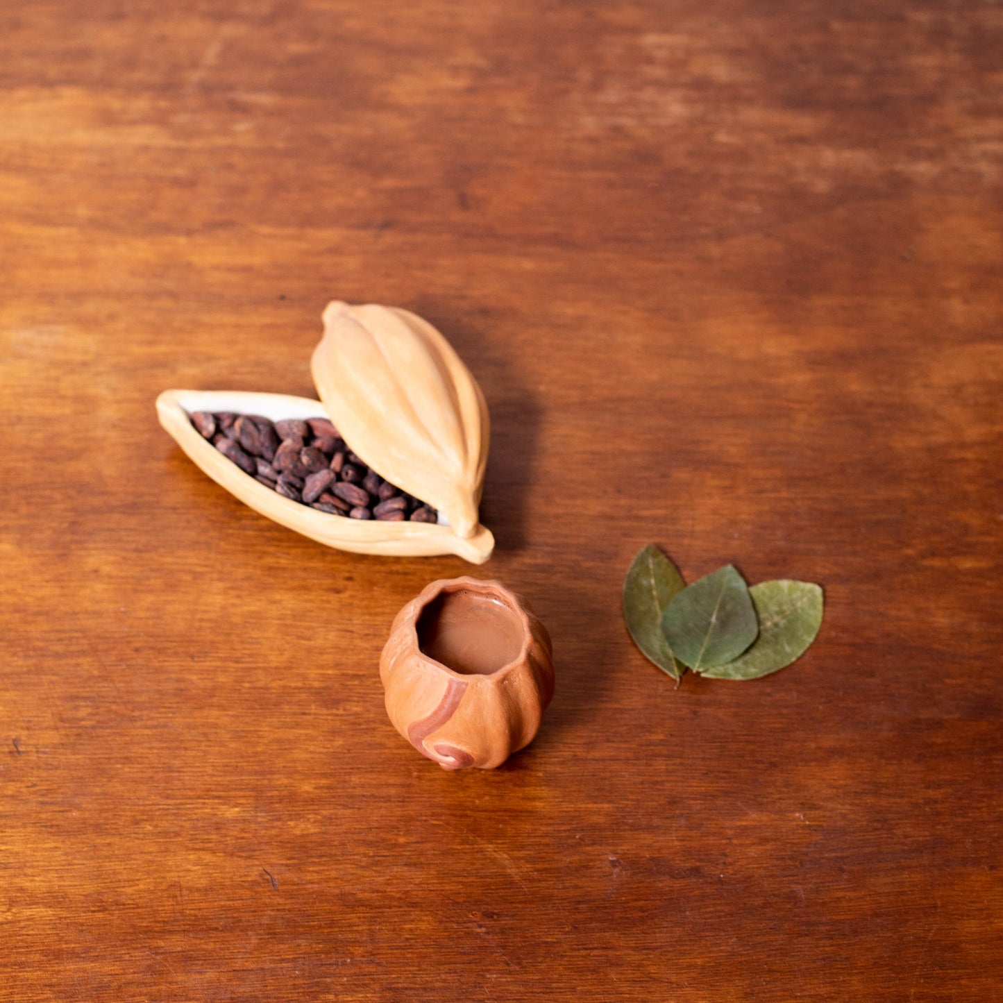 Ceremonial Cacao Pod Ceramics Peru