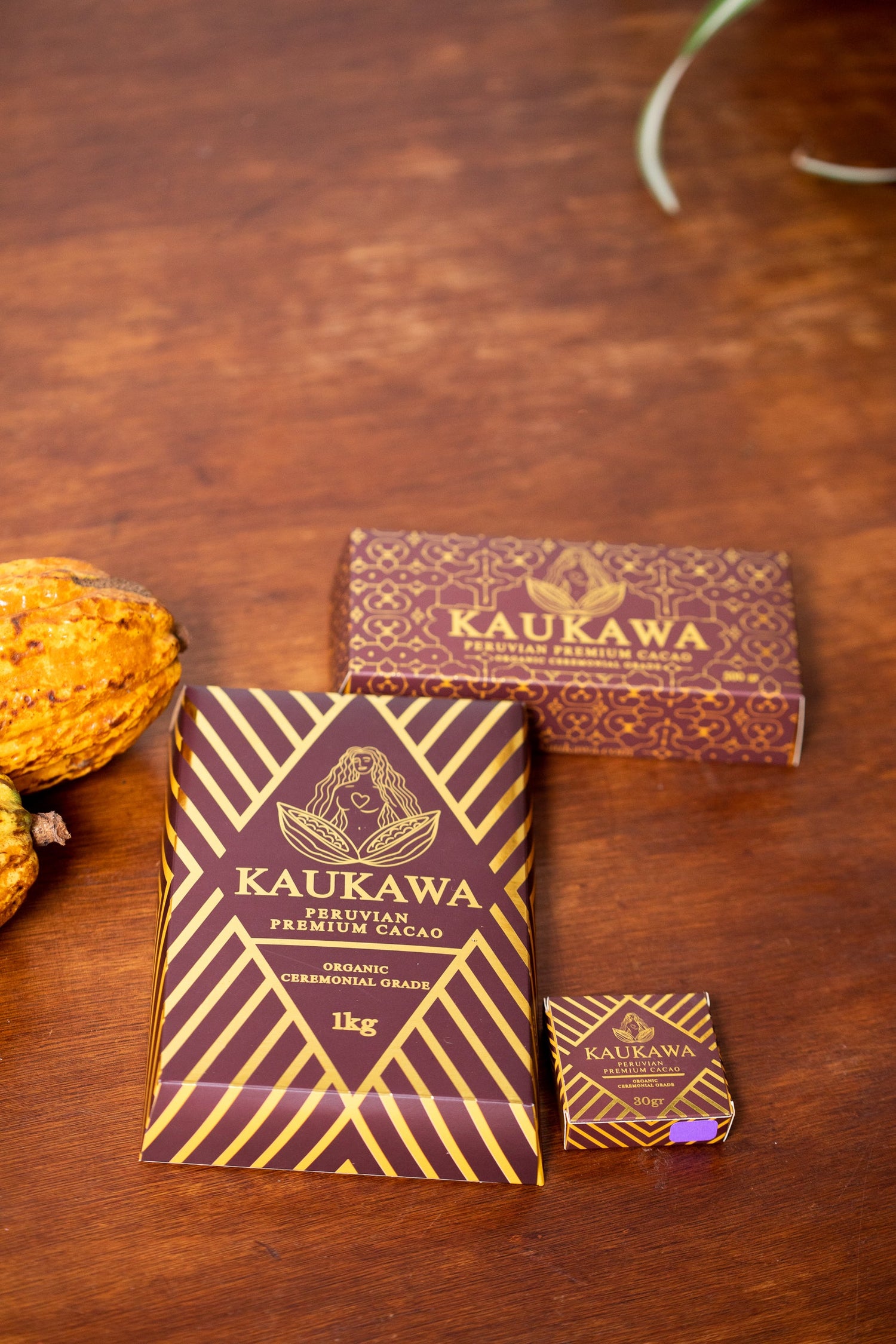 Ceremonial cacao from Peru, crafted in Cusco using selected organic cocoa beans from chuncho variety.