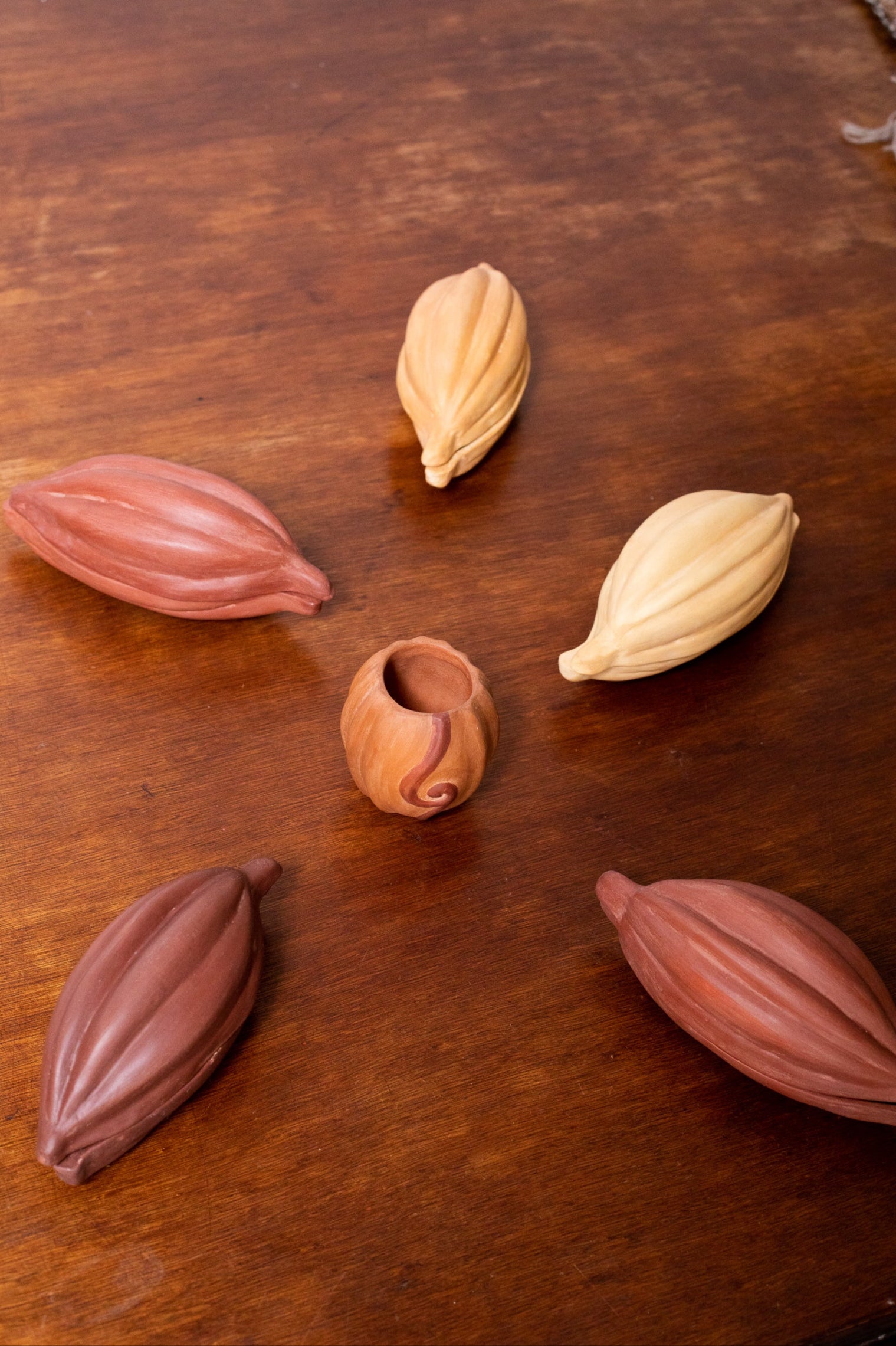 Ceremonial Cacao Pod Ceramics Peru 