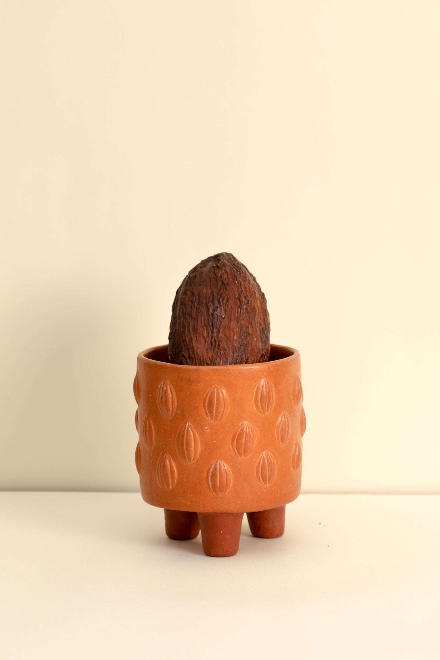 Ceremonial Cacao Vessel with Chakana